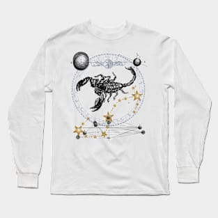 Scorpio Zodiac Sign Long Sleeve T-Shirt